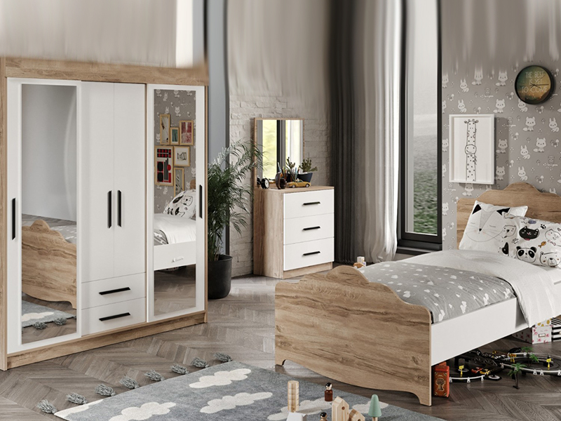 decija soba mdf af 11 svi elementi u ceni 1a