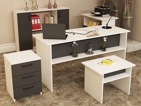 kancelarijski komplet belo antracit 1a