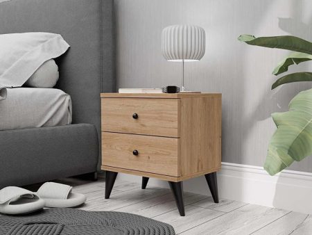 nocni stocic mona drvni dezen 2 fioke 3a jpg