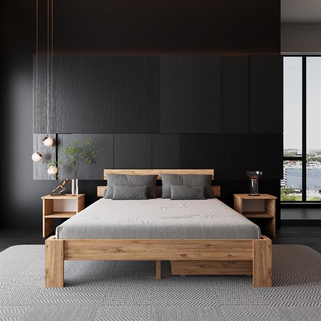 Lotus Atlantic MDF Set Kario | Kompatibilna sa dvostrukom krevetom, jednostavna ugradnja