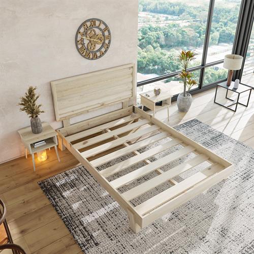 Huma Model Prirodna borova drvena vikendica i dva podešavanja komodina (horizontalno) - Слика 5